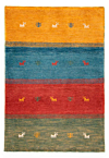 Gabbeh Persian Rug Multicolor 122 x 85 cm