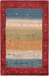 Gabbeh Persian Rug Multicolor 163 x 104 cm