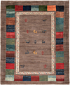 Gabbeh Persian Rug Brown 142 x 118 cm