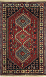 Yalameh Persian Rug Red 133 x 83 cm
