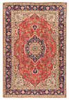 Tabriz Persian Rug Orange 310 x 207 cm