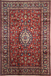Mashhad Persian Rug Red 300 x 203 cm