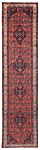 Hamedan Persian Rug Orange 435 x 106 cm
