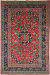 Mashhad Persian Rug Red 293 x 193 cm