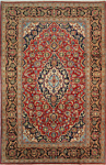 Kashan Persian Rug Red 338 x 227 cm