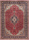 Tabriz Persian Rug Red 348 x 254 cm