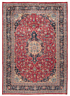 Kashan Persian Rug Red 348 x 254 cm