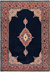 Kerman Persian Rug Night Blue 339 x 238 cm