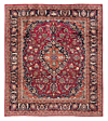 Mashhad Persian Rug Red 290 x 248 cm