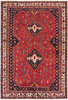 Shiraz Persian Rug Red 257 x 184 cm