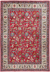 Tabriz Persian Rug Red 298 x 204 cm