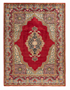 Tabriz Persian Rug Red 336 x 244 cm