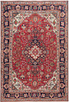 Tabriz Persian Rug Red 295 x 195 cm