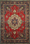 Tabriz Persian Rug Red 290 x 199 cm