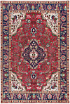 Tabriz Persian Rug Red 296 x 197 cm