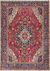 Tabriz Persian Rug Red 299 x 208 cm