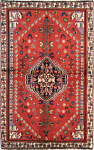 Shiraz Persian Rug Red 182 x 116 cm