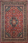 Kashan Persian Rug Red 314 x 205 cm