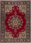 Tabriz Patina Persian Rug Red 343 x 241 cm
