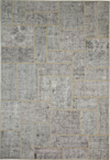 Patchwork Rug Gray 190 x 130 cm
