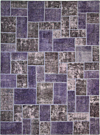 Patchwork Rug Purple 250 x 180 cm