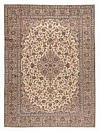 Kashan Persian Rug Beige-Cream 411 x 297 cm