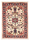 Hamedan Persian Rug Beige-Cream 73 x 52 cm