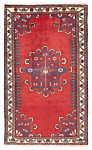 Hamedan Persian Rug Red 123 x 73 cm