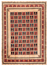 Gabbeh Loribaft Persian Rug Multicolor 416 x 297 cm
