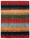 Gabbeh Loribaft Persian Rug Multicolor 400 x 308 cm