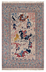 Isfahan Seyrafian Persian Rug Beige-Cream 229 x 154 cm