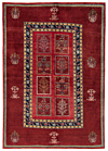 Gabbeh Loribaft Persian Rug Red 238 x 171 cm