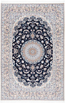 Nain 6la Persian Rug Night Blue 307 x 205 cm