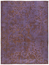Vintage Relief Rug Purple 388 x 292 cm