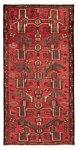 Hamedan Persian Rug Red 202 x 102 cm