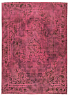 Vintage Relief Rug Pink 393 x 285 cm