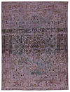 Vintage Relief Rug Purple 379 x 288 cm