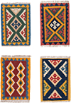 Persian Kilim Multicolor 60 x 42 cm