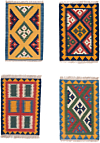 Persian Kilim Multicolor 60 x 40 cm