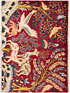 Kashan Persian Rug Red 67 x 94 cm