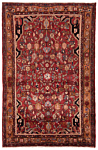 Nahavand Persian Rug Red 243 x 155 cm