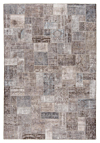 Patchwork Rug Brown 294 x 201 cm