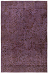 Vintage Relief Rug Purple 355 x 238 cm