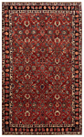 Sarough Persian Rug Red 222 x 137 cm