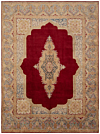 Kerman Persian Rug Red 388 x 293 cm
