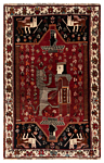 Shiraz Persian Rug Red 178 x 118 cm