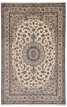 Nain 9La Persian Rug Beige-Cream 305 x 194 cm