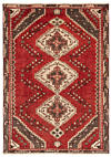 Hamedan Persian Rug Red 193 x 148 cm