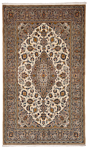 Kashan Persian Rug Beige-Cream 230 x 138 cm