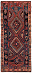 Persian Kilim Orange 387 x 169 cm